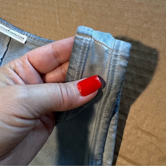 Peruvian Connection Vintage Wash Pima Cotton Tank Maxi Dress Grey size L - Picture 13 of 13